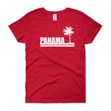 Panama A Sunny Place, For Shady People | Women's Scoop Neck T Shirt - Lateeno Apparel