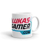 Lukas Gamer White glossy mug - Lateeno Apparel